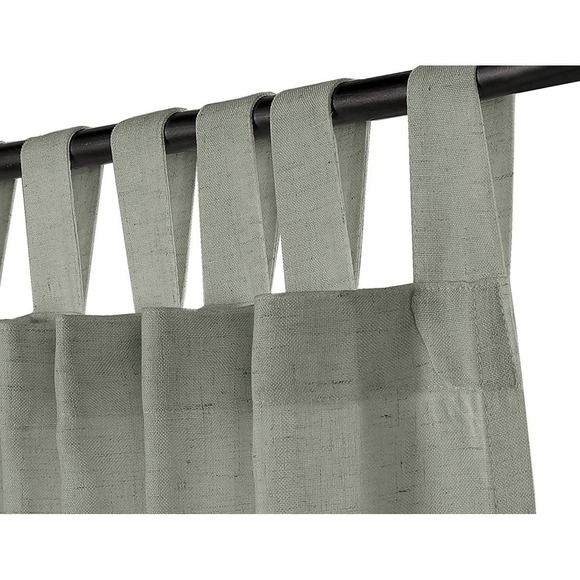H Versailtex Natural Linen Curtains Semi Sheer Curtain Light Filtering 52x108 - Picture 4 of 6